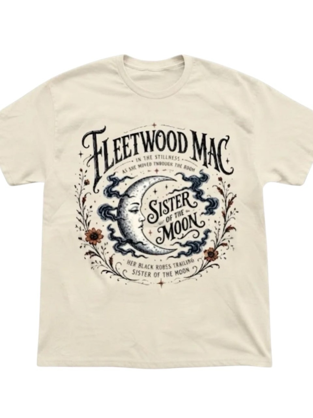 Cream Fleetwood Mac 'Sister of the Moon' Graphic Tee